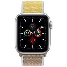 Apple Watch Series 5 GPS 40mm Silver Aluminum Case with Sport Loop Camel