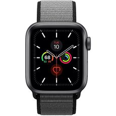 Apple Watch Series 5 GPS 40mm Space grey Aluminum Case with Sport Loop Anchor Grey