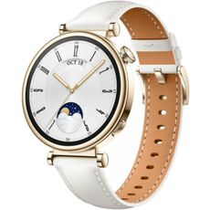 HUAWEI Watch GT 4 41mm (55020BHX) White Leather Strap ()