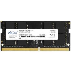 Netac Basics 8 DDR4 3200 SODIMM CL22 single rank, Ret (NTBSD4N32SP-08) ()
