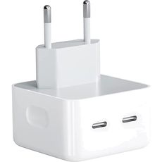    Apple 35W Dual USB-C Port  iPhone iPad Apple Watch Air Pods Android 35W (EU)