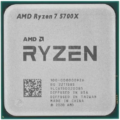 AMD Ryzen 7 5700X X8 SAM4 65W 3400 (100-000000926) (EAC) - 