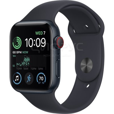 Apple Watch SE GPS (2022) 44mm Sport Band Midnight () - 