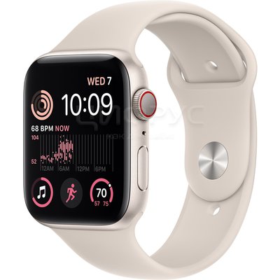 Apple Watch SE GPS (2022) 44mm Sport Band Starlight M/L - 