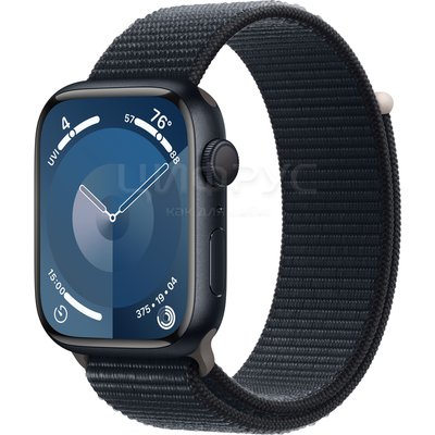 Apple Watch Series 9 41mm Aluminum Midnight Sport Loop - 
