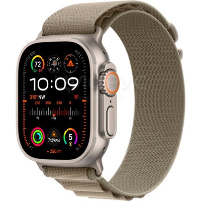 Apple Watch Ultra 2 49mm Titanium Case Alpine Loop (S) Olive - 