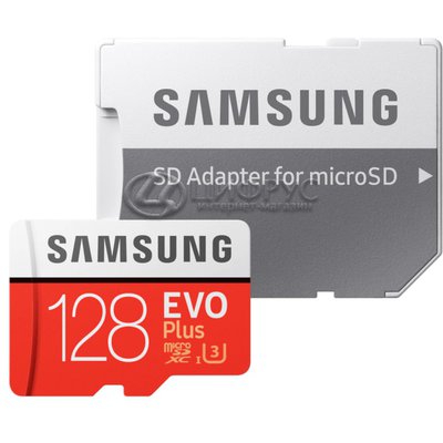   MicroSd 128Gb Samsung EVO Plus class10 UHS-I U3 + SD  - 