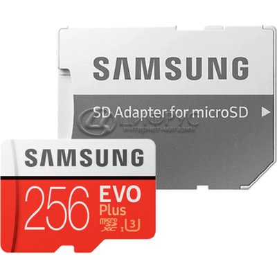   MicroSD 4K 256  Samsung Class 10 Evo Plus U1R/W130 MB/s+SD  - 