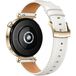 HUAWEI Watch GT 4 41mm (55020BHX) White Leather Strap () - 
