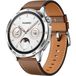 HUAWEI Watch GT 4 46mm (55020BGX) Brown Leather Strap () - 