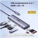 HUB   Ugreen 6  1 4K 60HZ 2  USB 3.0 HDMI TF/SD PD - 