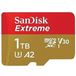 4K Micro SDXC 1Tb Sandisk Extreme UHS-I U3 V30 A2 190/130 MB/s - 