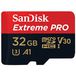 4K MicroSD 32gb (100Mb/s) Sandisk Extreme PRO V30 UHS-I U3   - 