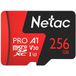   MicroSD 256gb Netac P500 Extreme Pro MicroSDXC 256GB lass 10 UHS-I 100MB/s NT02P500PRO-256G-S - 