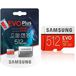   MicroSD 4K 512gb SDXC Samsung EVO Plus class10 Evo Plus U1R/W130 MB/s+SD  - 