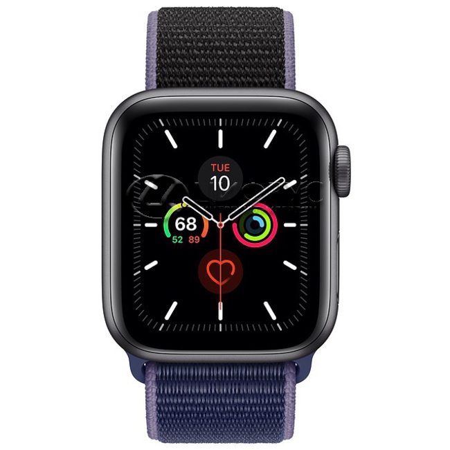 Apple Watch Series 5 GPS 40mm Space grey Aluminum Case with Sport Loop Midnight Blue Apple Watch Series 5 GPS 40mm Space grey Aluminum Case with Sport Loop